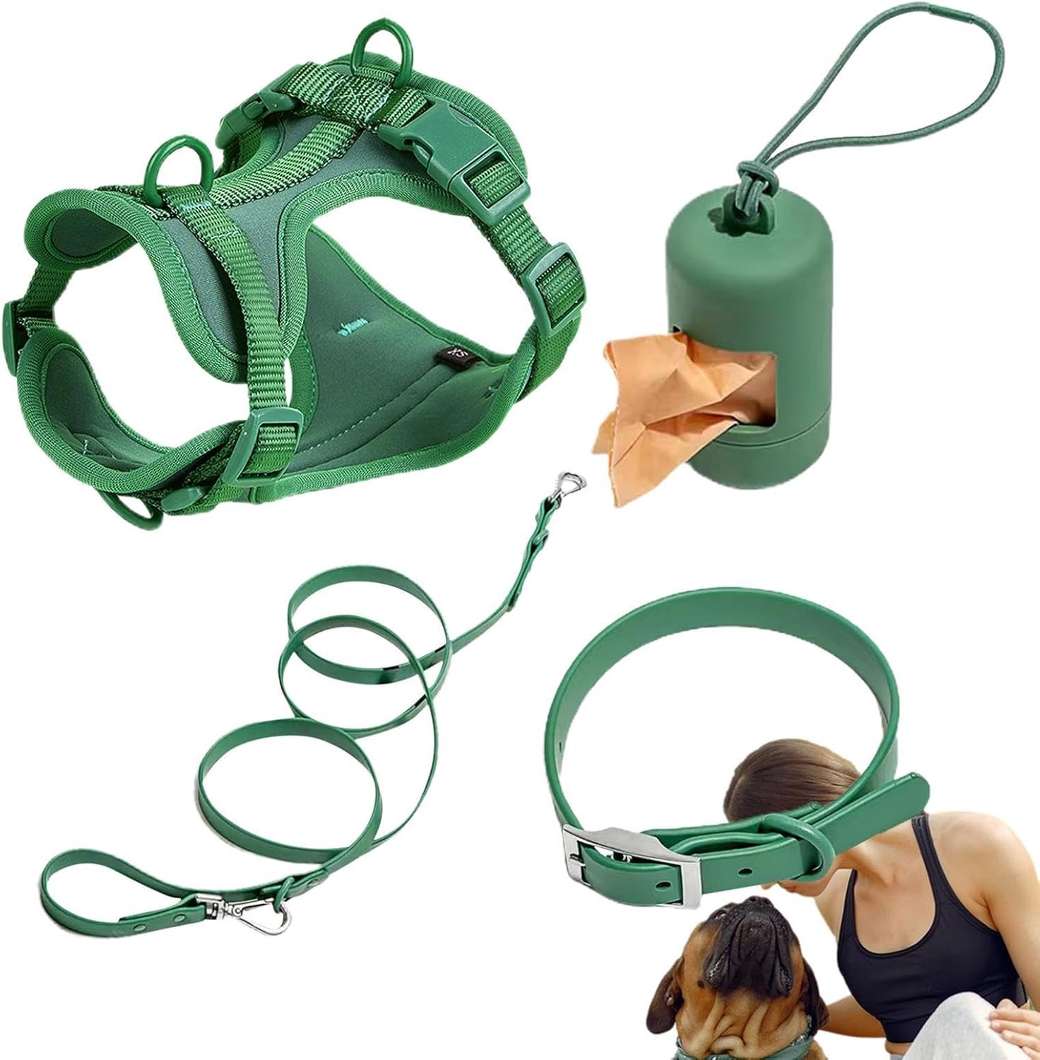 Hondentuigje voor kleine honden PVC Waterdichte Lood