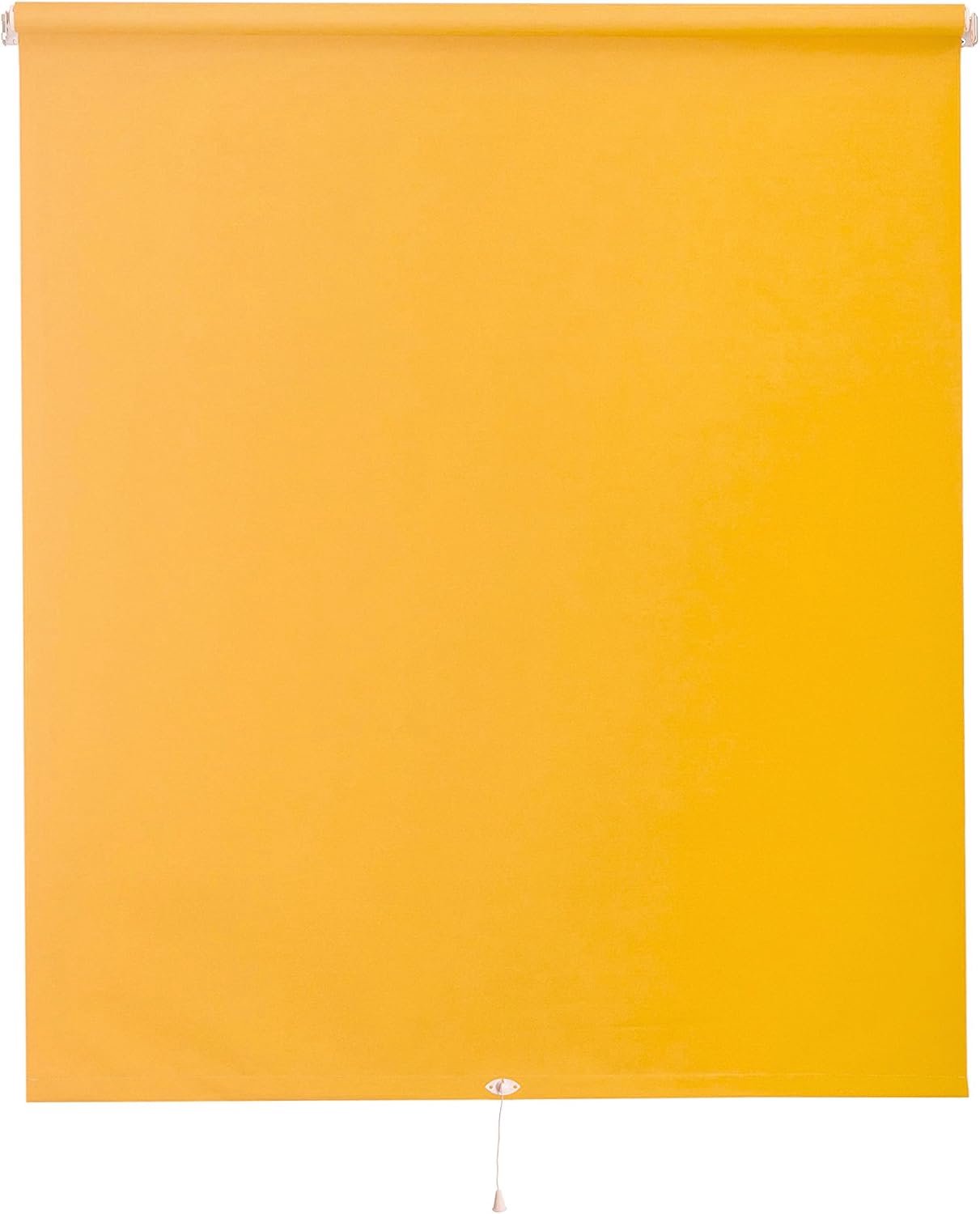 Veerrolgordijn daglicht, stof, mandarijngeel, 122 x 180 cm