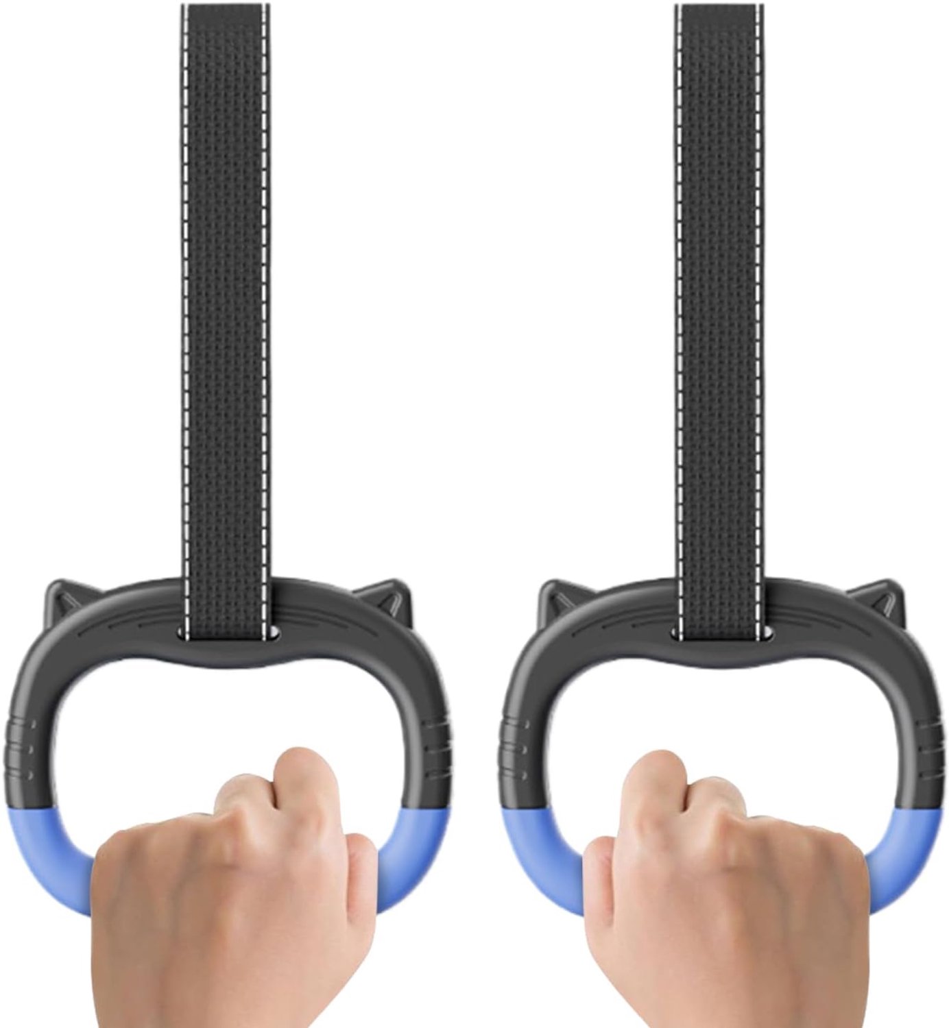 Ringen voor kinderen - 420 lbs verstelbare riemen, trainingsringen voor binnen en buiten, fitnessapparatuur voor kinderen | Heavy Duty trainingsring voor speeltuin, achtertuin, thuis