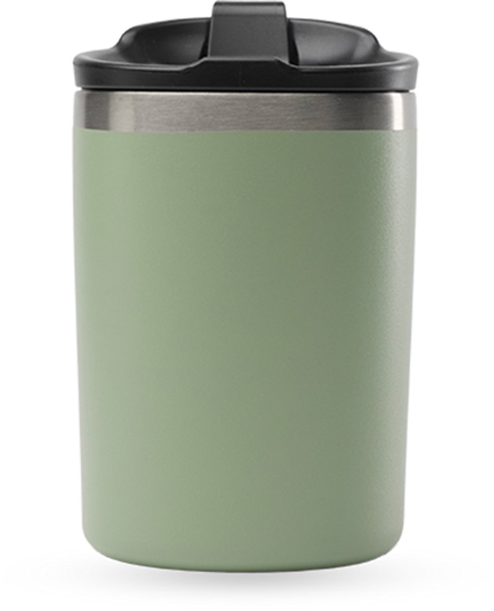 Qwetch Travel mug Geïsoleerd - Matt Linnendegroen
