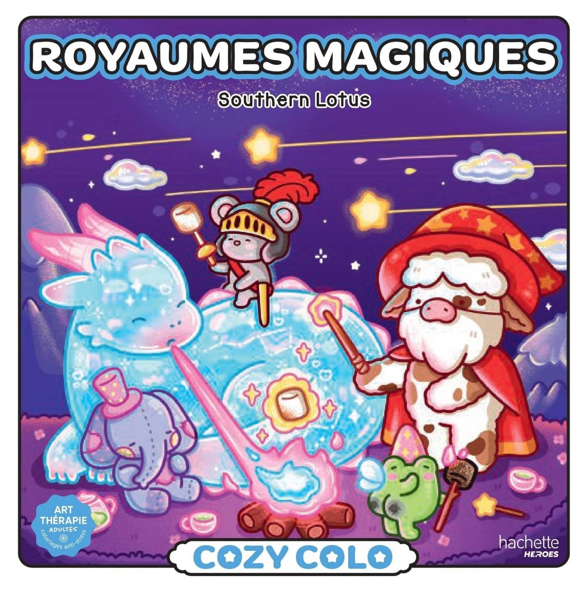 Southern Lotus - Royaumes Magiques (Magische Koninkrijken) - Hachette Heroes - Cozy kleurboek