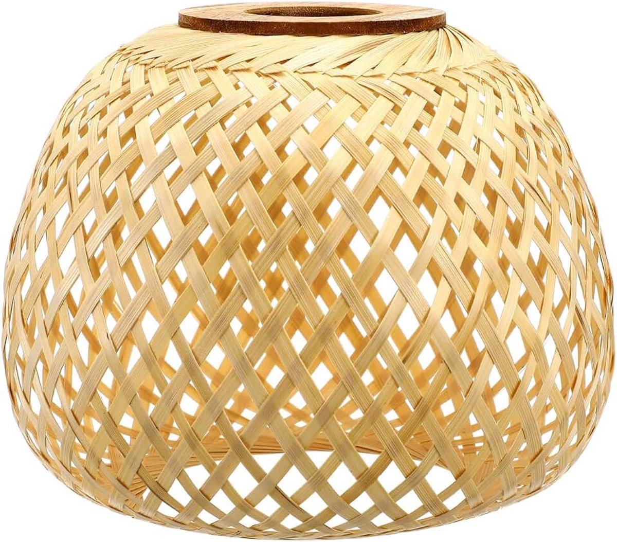 Rotan lampenkap gevlochten lampenkap geweven kroonluchter lampenkap rotan mand hanglamp afdekking voor plafond hanglamp staande lamp lampenkap