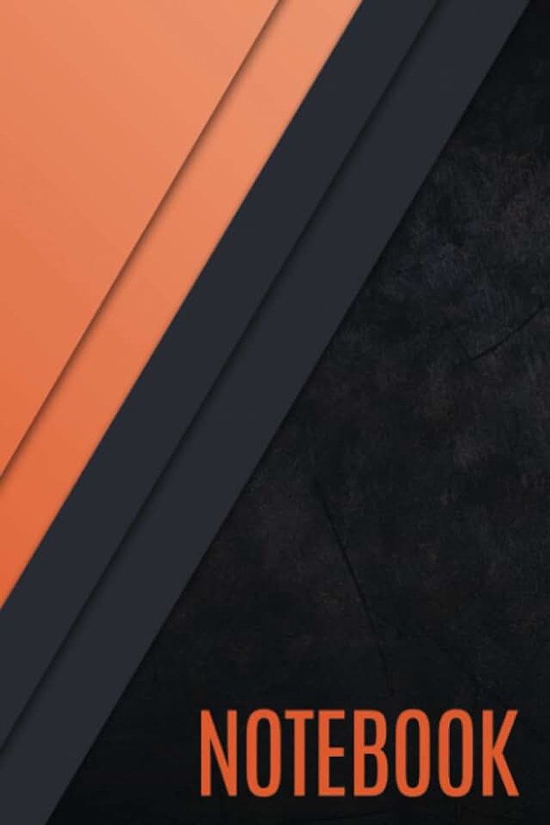 Simple Modern Orange Notebook: JOURNAL, DIARY, SCHOOL NOTEBOOK, MEMOIRE