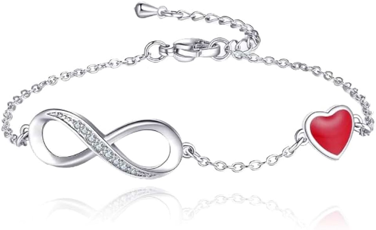Armband Verstelbaar met Infinity en Hart