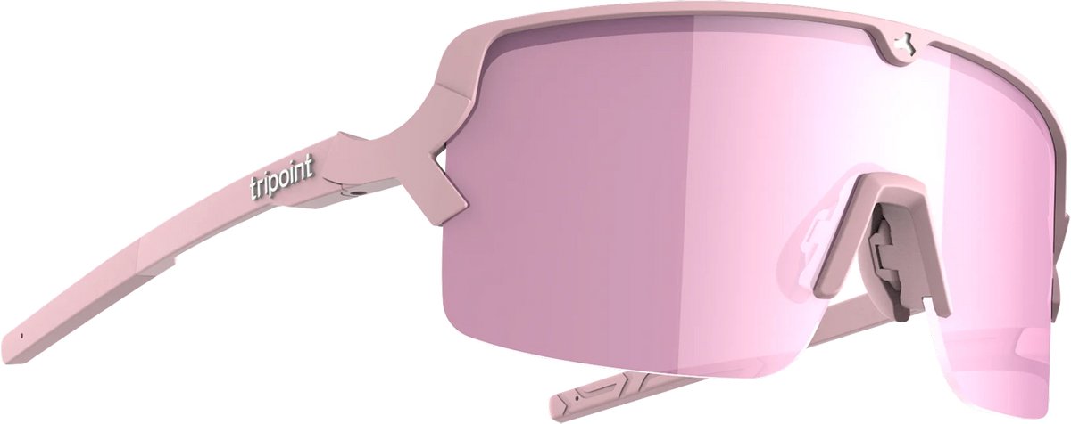 Tripoint - 008 Lake Prespa Small - Zonnebril - Matt Light Pink - Pink Multi Glass