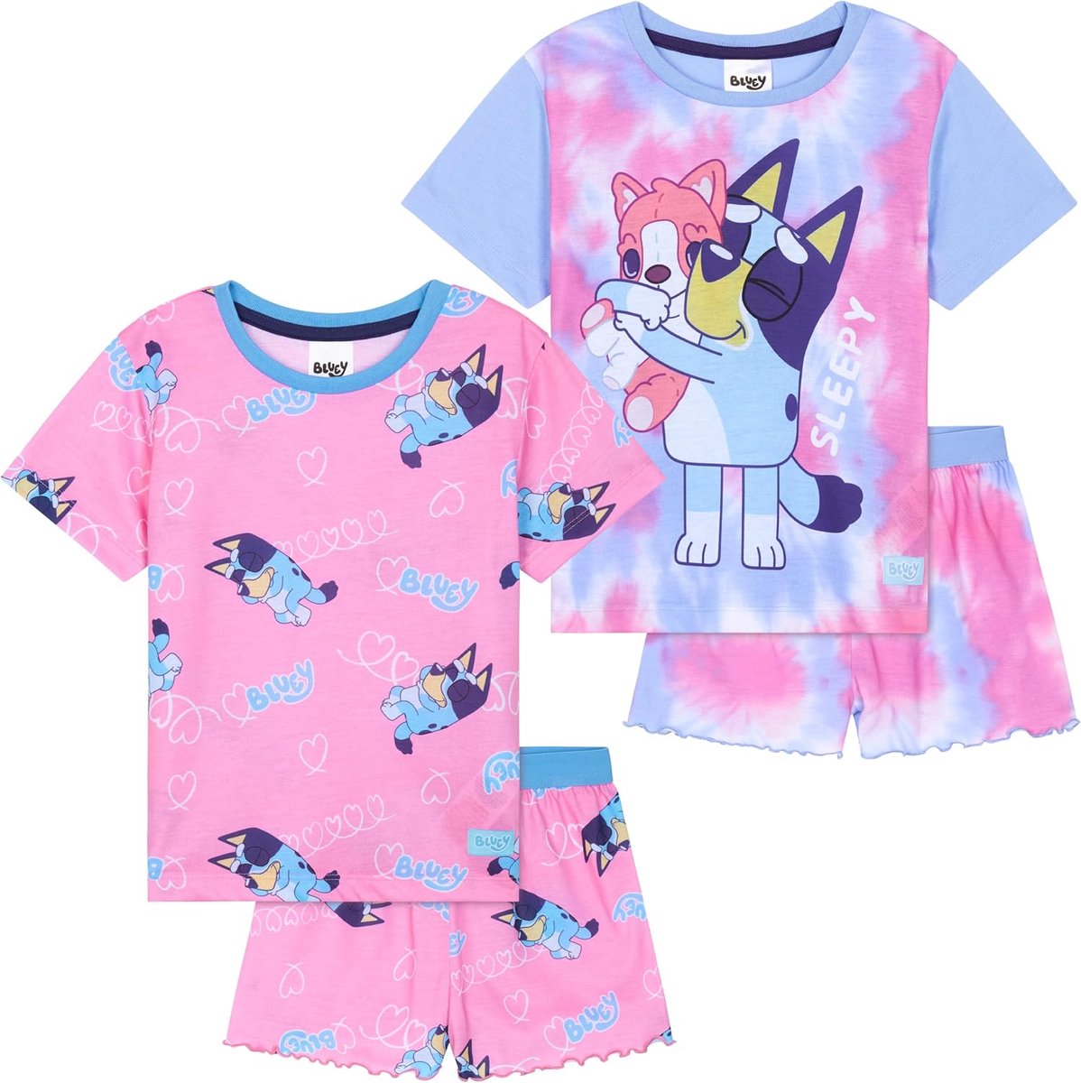 Trend Meisjes Pyjama 2 Pack Korte Mouw Leuke PJ's Kawaii Pyjama voor Kinderen Tieners