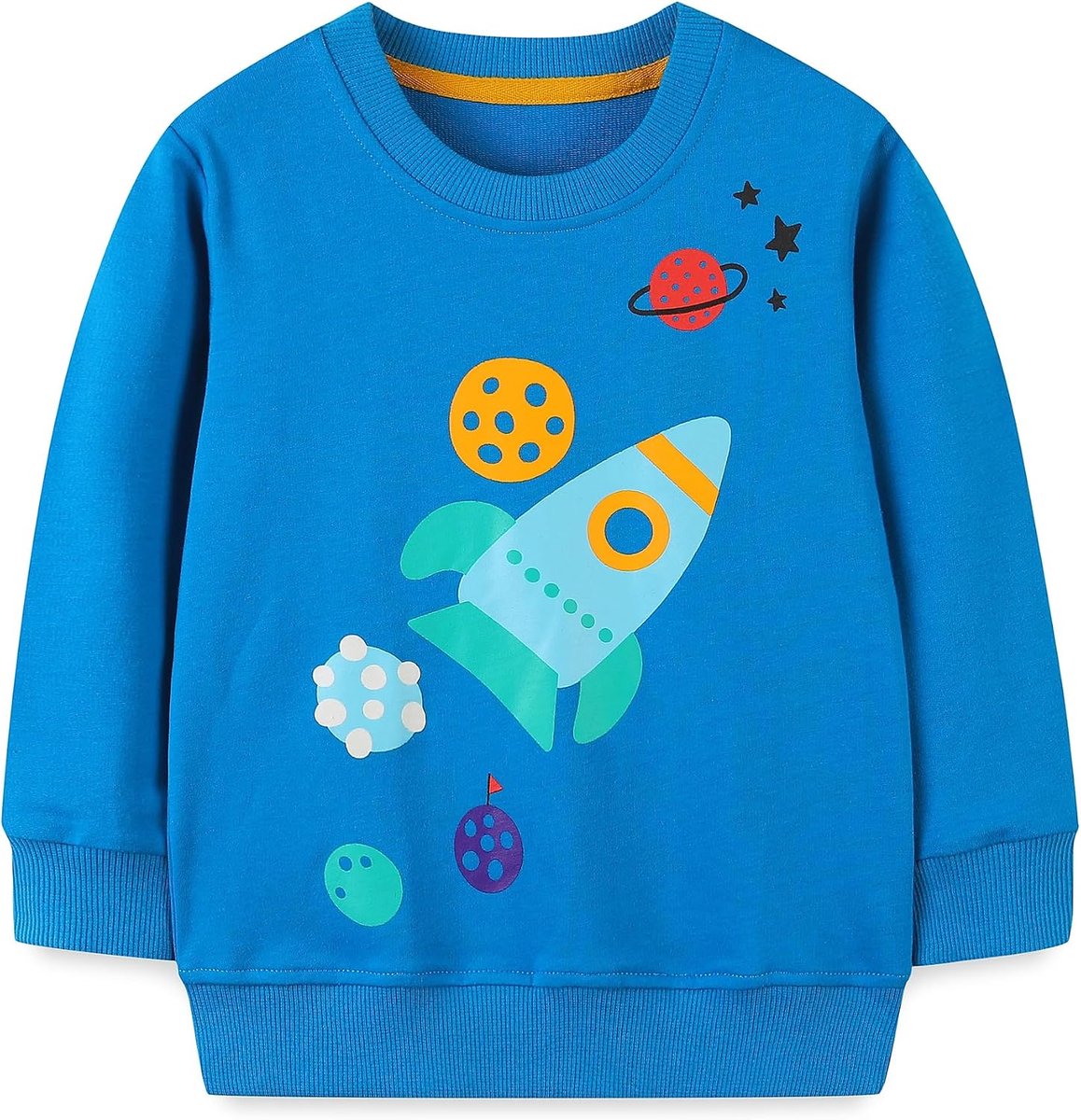 Sweatshirt Jongens 100% katoen Jongens Sweaters Casual Jumper voor Kinderen Ronde Hals Dinosaurus Pullover Mode Herfst Winter Kleding Leeftijd 2-7 Jaar