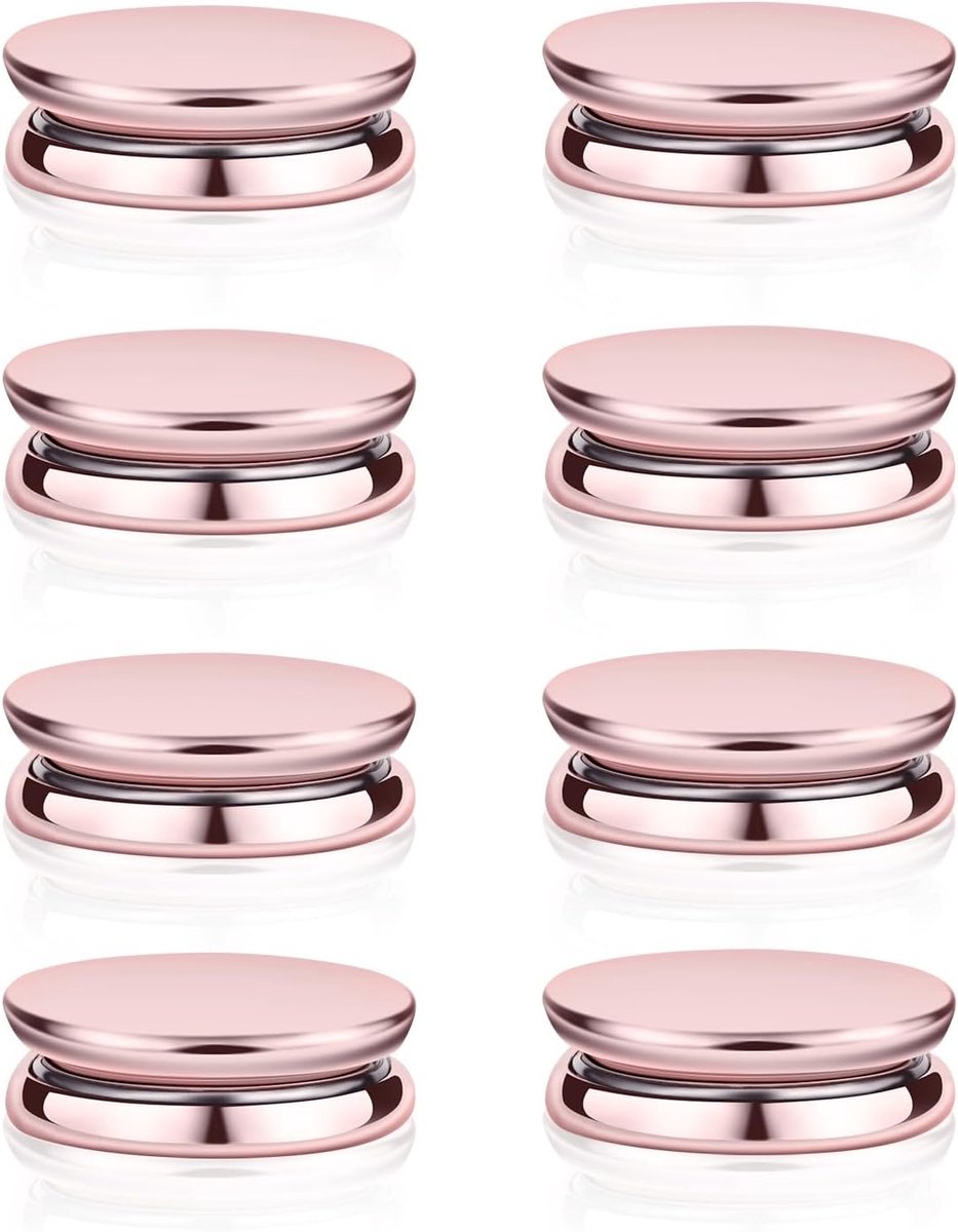 8st Hijab Magnetische Pinnen, Multifunctionele Magnetische Sjaalclip Sterke Pinloze Broche Magnetisch Magnetische Broche Pin voor Vrouw Hijaabs Sjaals Kleding (Roze)