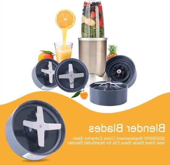Vervangende Juicer Blades van RVS - Accessoire voor 600W en 900W Mixers - Perfect voor Smoothies en Sapextractie — afbeelding 3
