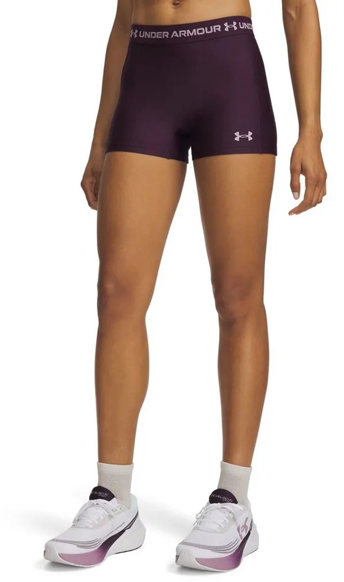 Under Armour Heatgear Korte Broek Paars XS Vrouw