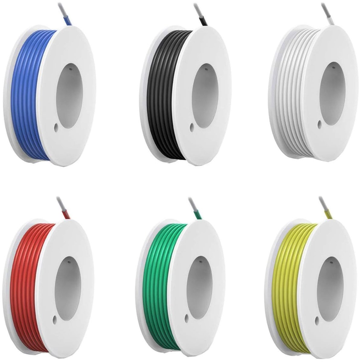 Elektriciteitsdraad - 26 AWG - Siliconen Isolatie - Flexibele Vertinde Koperdraad - Voor Elektrische Toepassingen