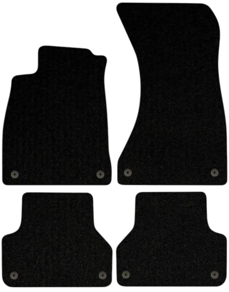 Automatten Audi A4 2015-2024 - Velours - Perfecte pasvorm - 4-delig - Type: B9