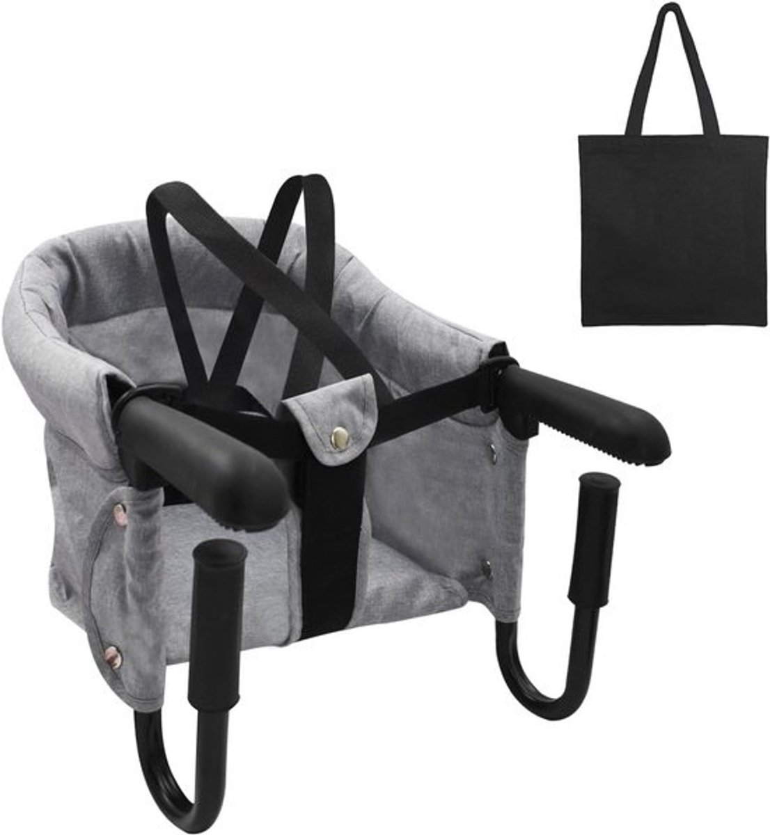 Vouwbare kinderstoel met afneembare zitting - voor thuis en reizen - compact en lichtgewicht