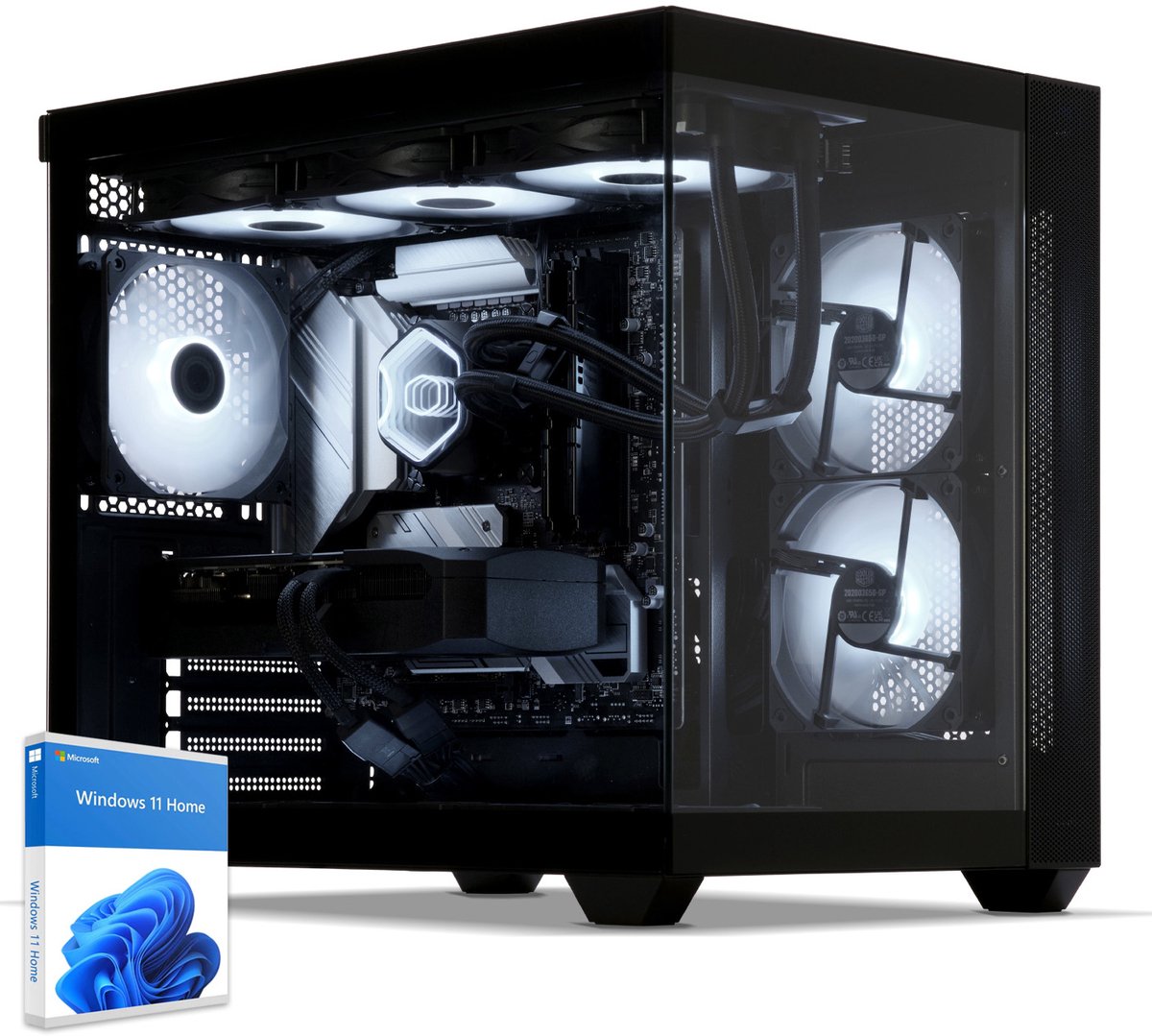 Sedatech Advanced Gaming PC Waterkoeling Aquarium • Intel i9-14900KF 24x 3.2GHz • Geforce RTX5070Ti • 32Gb DDR5 • 2Tb SSD M.2 • WiFi • Bluetooth, USB C • Windows 11 • Desktop computer