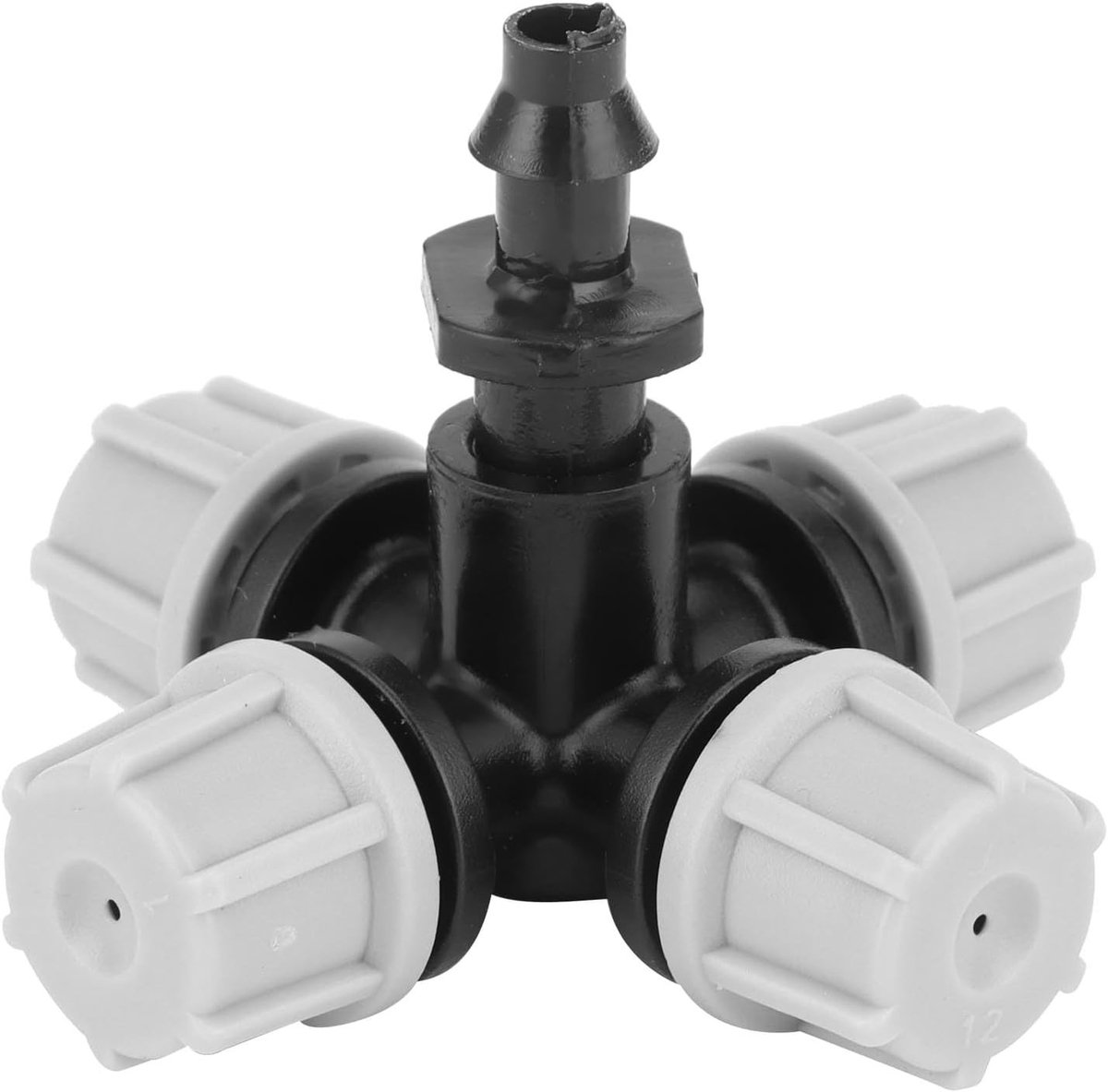 20 Stuks Micro Misting Nozzles voor Tuinirrigatie - Vernevelingssprinklers met Barbed Connector en Irrigatieaccessoires