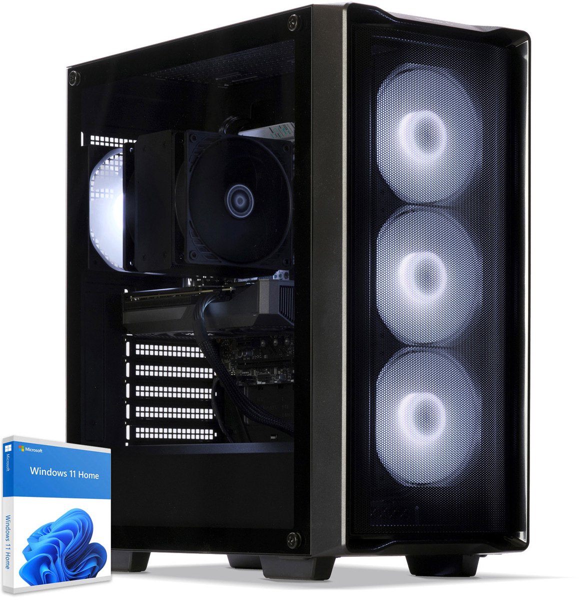 Sedatech Advanced Gaming PC Compact • AMD Ryzen 7 5700X 8x 3.4GHz • Geforce RTX4060 • 32Gb RAM • 1Tb SSD M.2 • WiFi • Windows 11 • Desktop computer