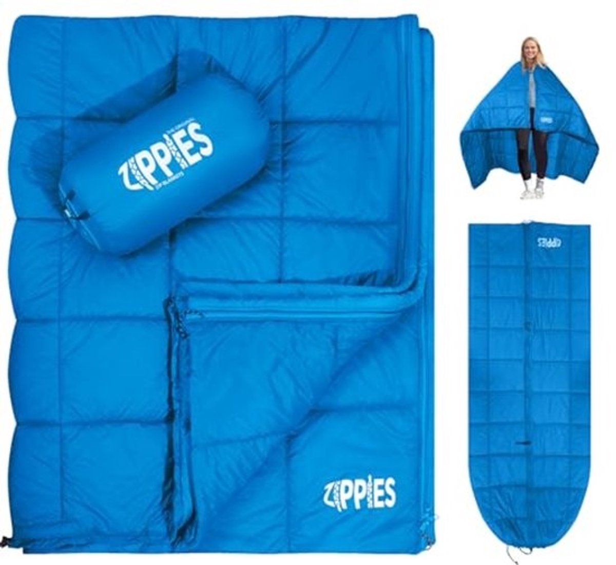 Deken voor Koud Weer - Waterdichte Camping Quilt met Ritssluiting, Perfect voor Hangmat en Outdoor Activiteiten
