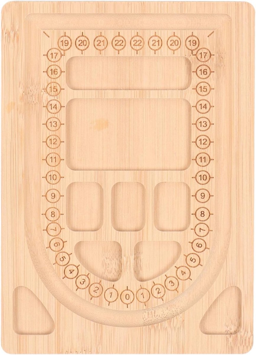 Kralenbakje Duurzaam Bamboe Kralenbord voor Het Maken van Sieraden, voor Armbanden DIY-handwerk Verbeterde Duurzaamheid van Het Ontwerp