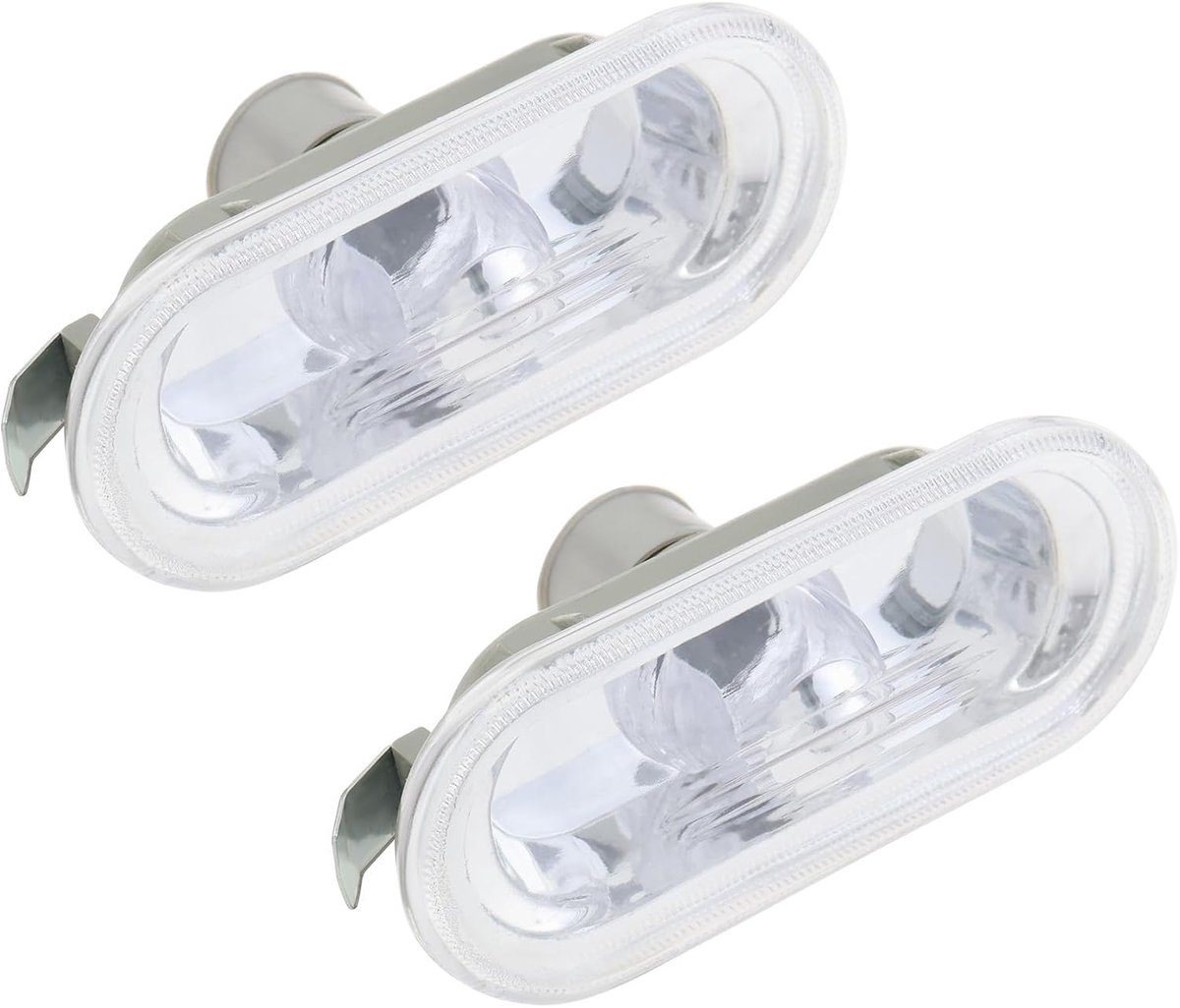 2 stuks kristalheldere zijknipperlichten Repeater licht compatibel met VW compatibel met Golf MK4 1997-2004 Compatibel met Passat 1J0949117