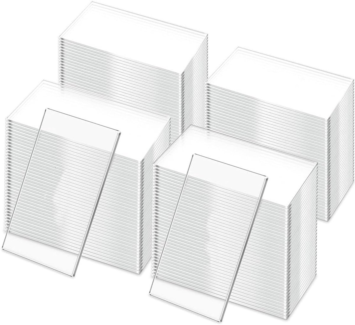 50 stuks transparante acryl-tafelkaarten voor bruiloften, rechthoekige zitkaarten, naambordje, verjaardagsfeest, doe-het-zelfset