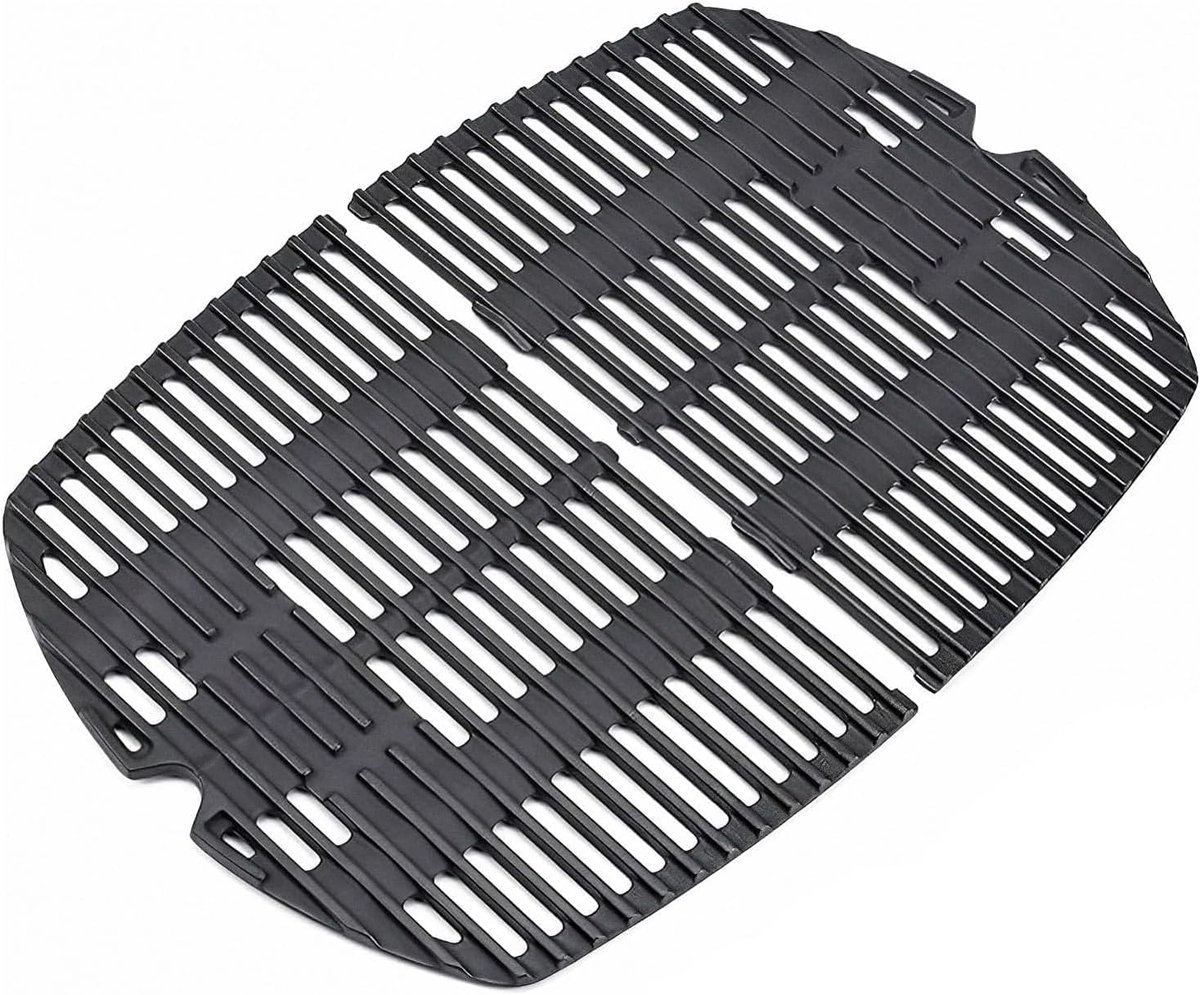 7645 38,9 x 54,6 cm gietijzeren grillrooster voor Weber Q200 Q220 Q260 Q2000 Q2200 Q2400 gasgrills, grillplaat accessoires voor Weber 7645 7583 65811 69935, 2 stuks