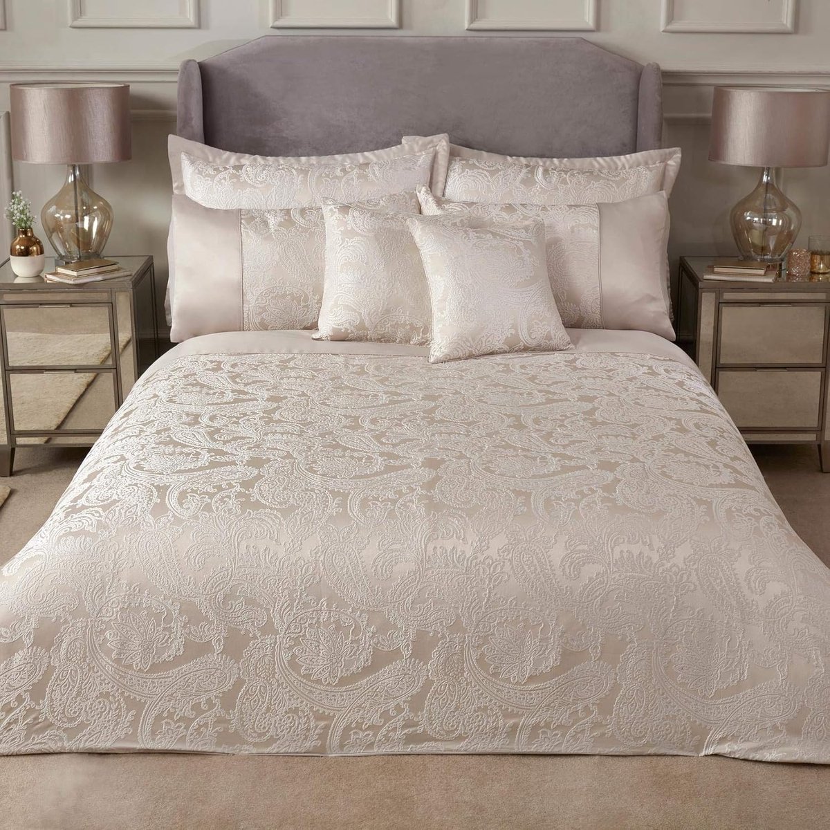 Barclay Duchess Dekbed Super King Bed Crème, 100% Polyester