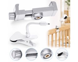 VHV - Babyfoon houder universeel - Flexibele camera houder - Babyfoonhouder geschikt voor Philips Avent, Momcozy, ieGeek, BOIFUN Babyfoon - Baby Monitor houder - Babyfoon standaard