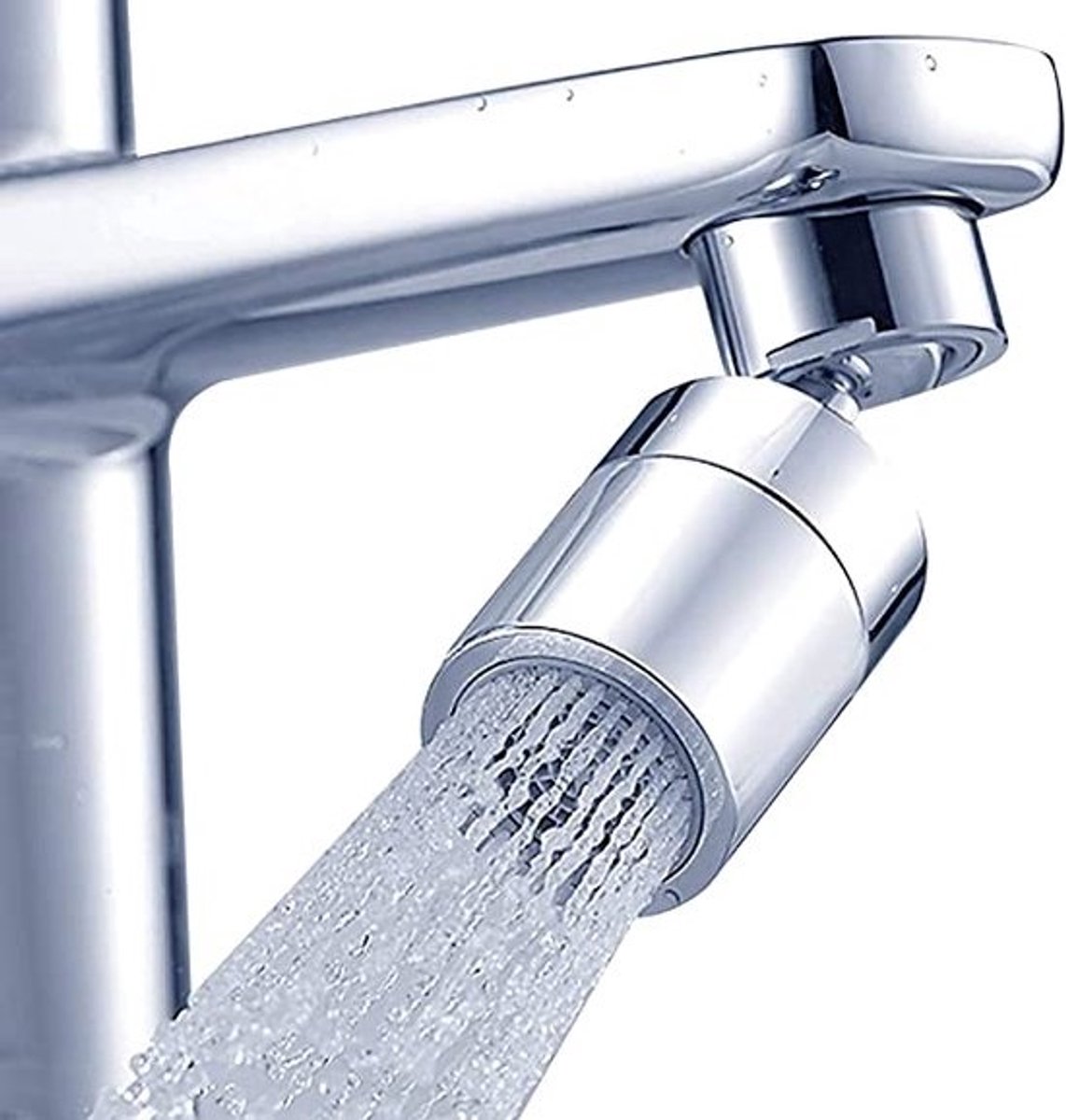 waterbesparend opzetstuk voor kraan (roestvrij) kraan opzetstuk / kraan opzetstuk - faucet attachment - Crane extension