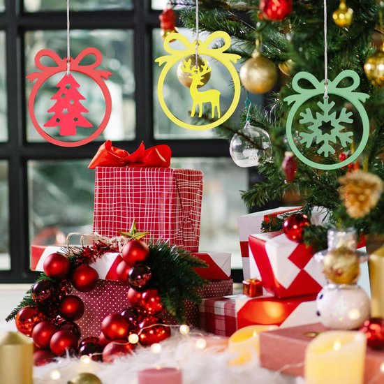 Mallen, set van 2, sneeuwvlok, eland, ster, kerstboomversiering, ideaal voor epoxygieten en doe-het-zelf knutselen, perfect voor hars kerstversieringen — afbeelding 4