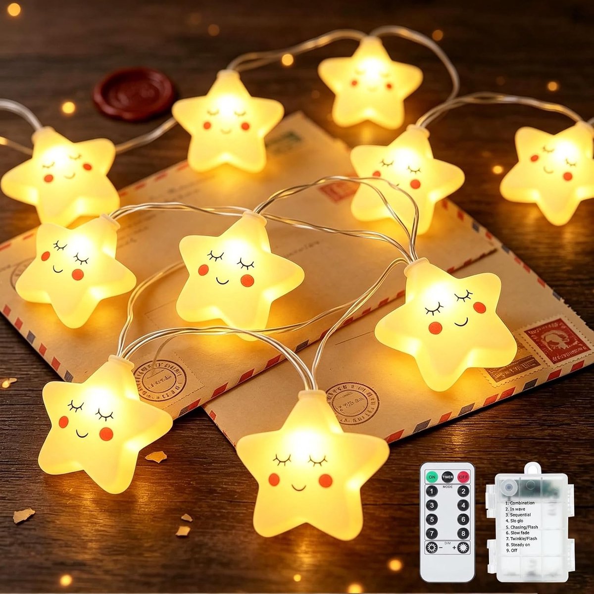 Ster lichtketting 3 m, lichtketting