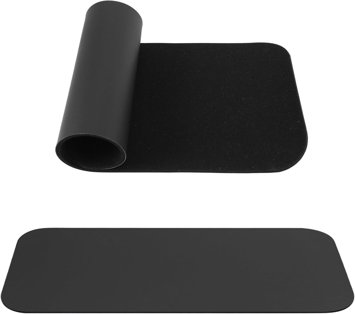 2 stuks, 6 mm dik, antislip, mat voor loopband en fitnessapparatuur, ideaal voor thuistraining en sportscholen