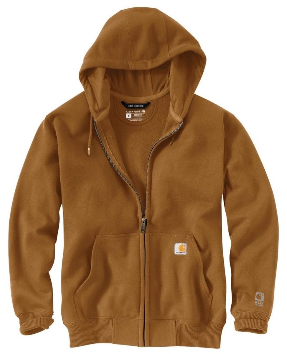 Carhartt Paxt-sweatshirton met doorlopende rits 100614 Bruin