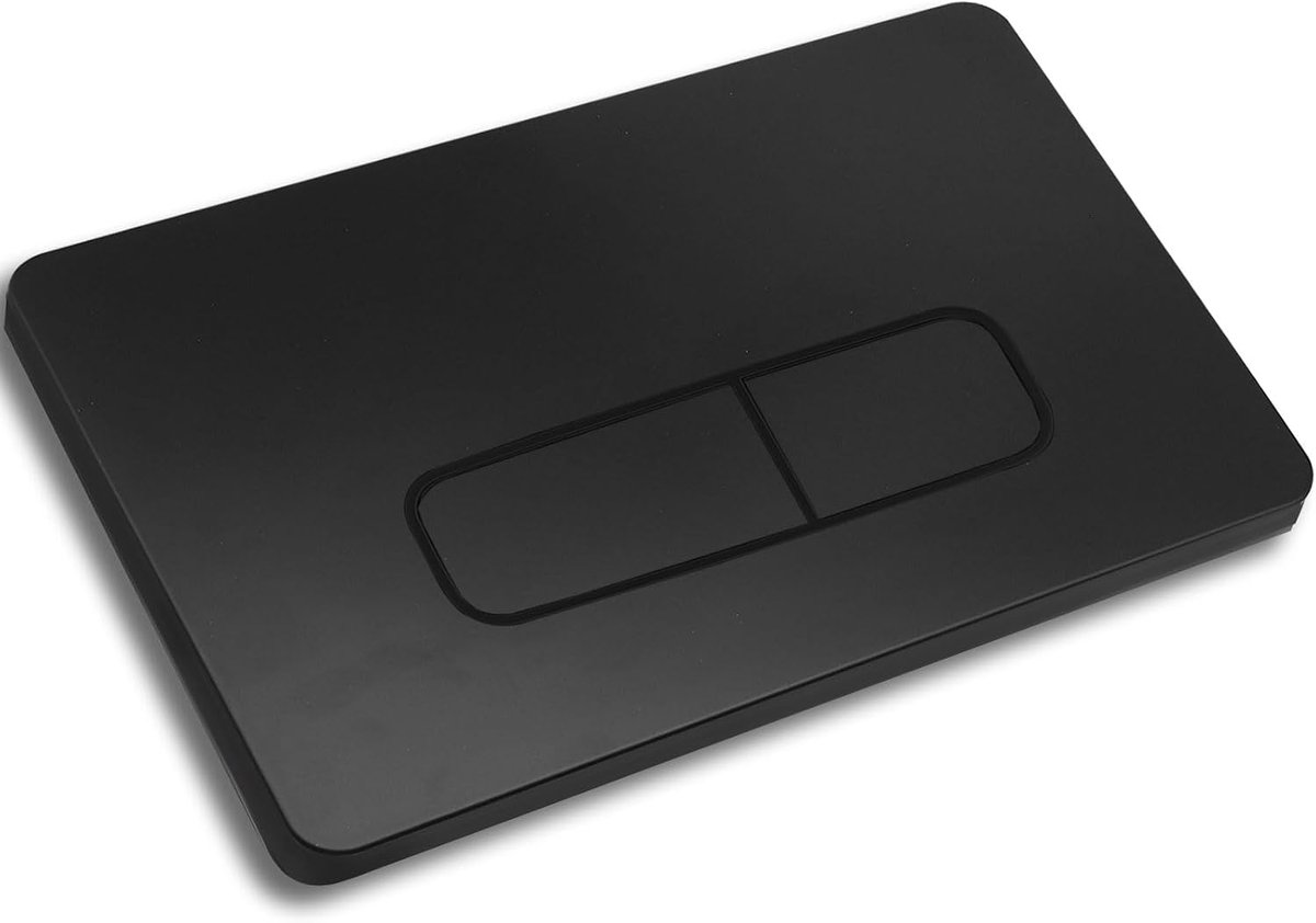Spoelknop Toiletreservoir accessoire Compatibel met Geberit Sigma01, UP300 en UP320, dubbele spoelfunctie (Gegalvaniseerd met zilveren rand)