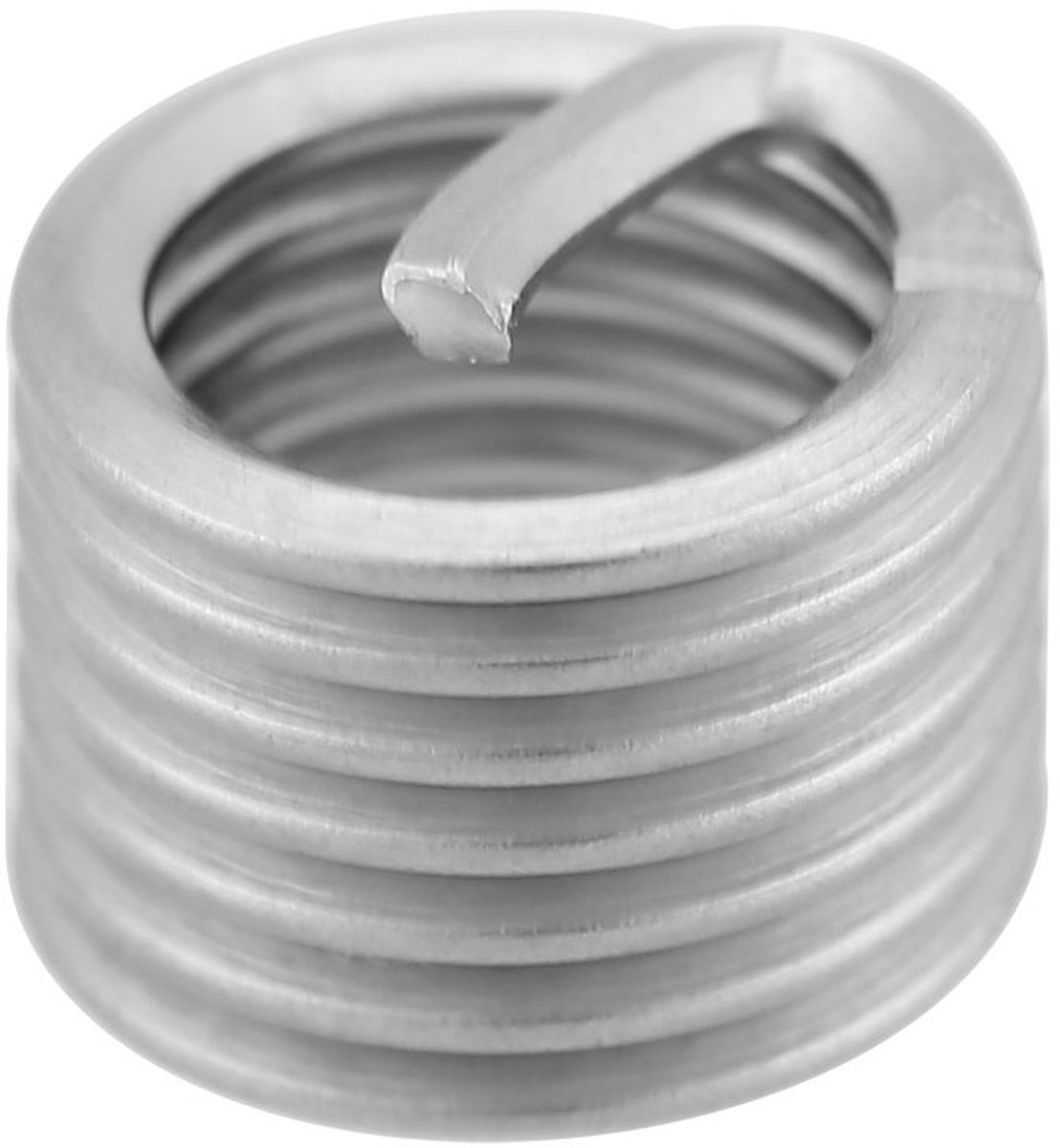100 Pcs 304 Rvs Reparatie Insert Moer Draad Draad Inserts M6 Insert Assortiment Kit M6x1.0x1.5D