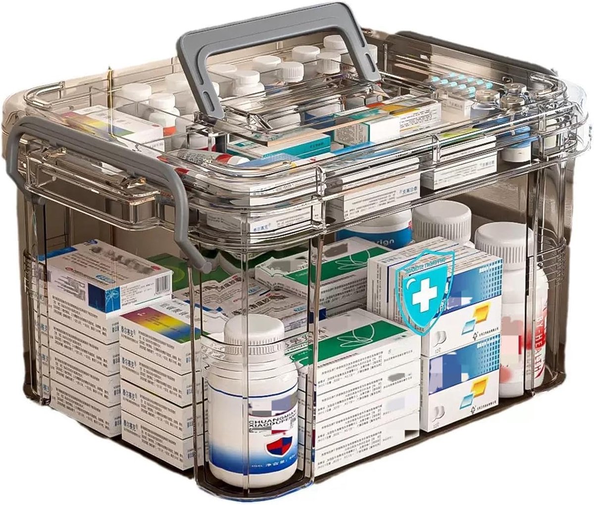 Medicijnbox met 2 compartimenten