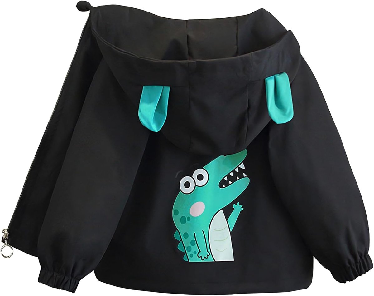 Overgangsjas met capuchon voor kinderen, jas met lange mouwen voor meisjes, outdoorkleding, ademend
