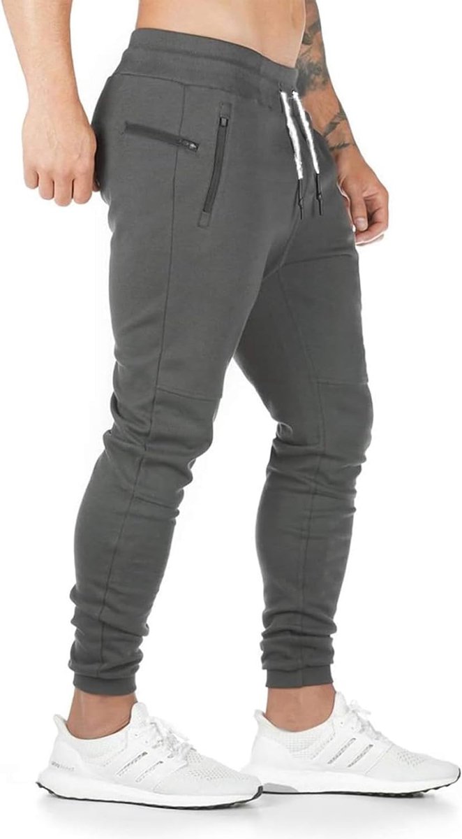 Joggingbroek heren katoen sweatbroek sportbroek fitness slim fit broek vrijetijdsbroek joggers joggingbroek mannen streetwear
