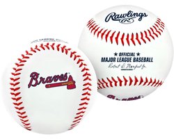 Rawlings - Honkbal - MLB - Atlanta Braves - Original Team Logo Honkbal - 9 inch