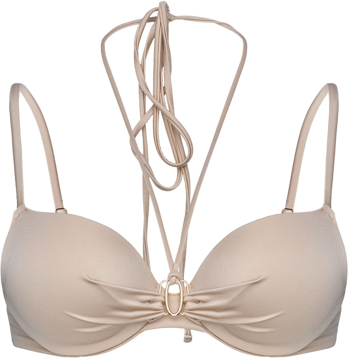 Esotiq Cannes - Push-up bikinitop - Beige - 80C