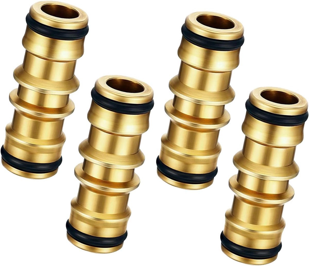 4 stuks 1/2 inch slangaansluitingsset voor tuinirrigatie, adapter kraan, tuinslang, aansluiting voor kraan en irrigatiesysteem