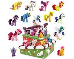 WELLXUNK eenhoornfiguren - 12-delige taartdecoratie - Kleine figuren voor taartdecoratie - ShopVlot