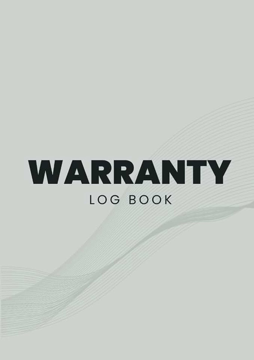 Warranty Tracker Log book Log Book: Keep Track and Organise up o 100 Home Appliances and Products