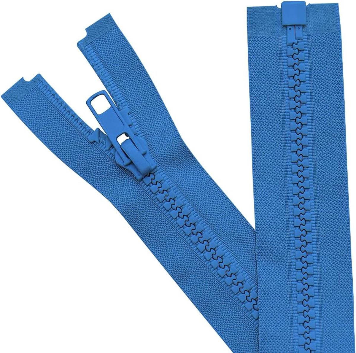 Ritssluitingen voor naaien jassen jas ritssluiting blauw gevormde kunststof ritssluitingen bulk Tailor DIY naaigereedschap voor kledingstuk/tassen