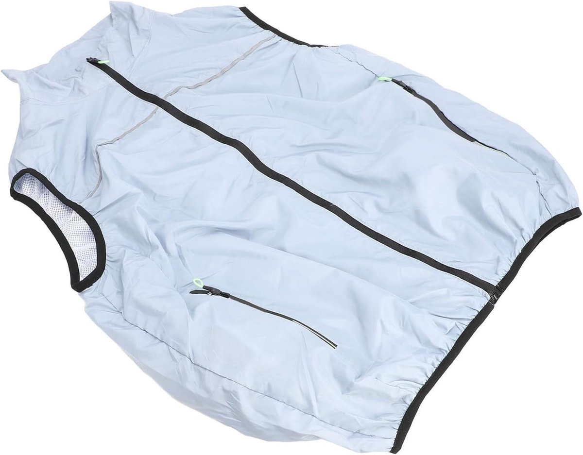 Cooling Vest USB-aangedreven Werkkleding met Airconditioning 3 Niveaus Verstelbaar voor Arbeidsbescherming en Koeling op de Werkplek voor Bouw Tuin Logistiek en Industrie 2XL