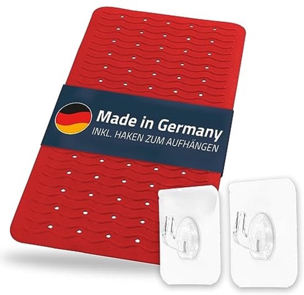 Badmat Playa 38x80 cm - Rood Antislip