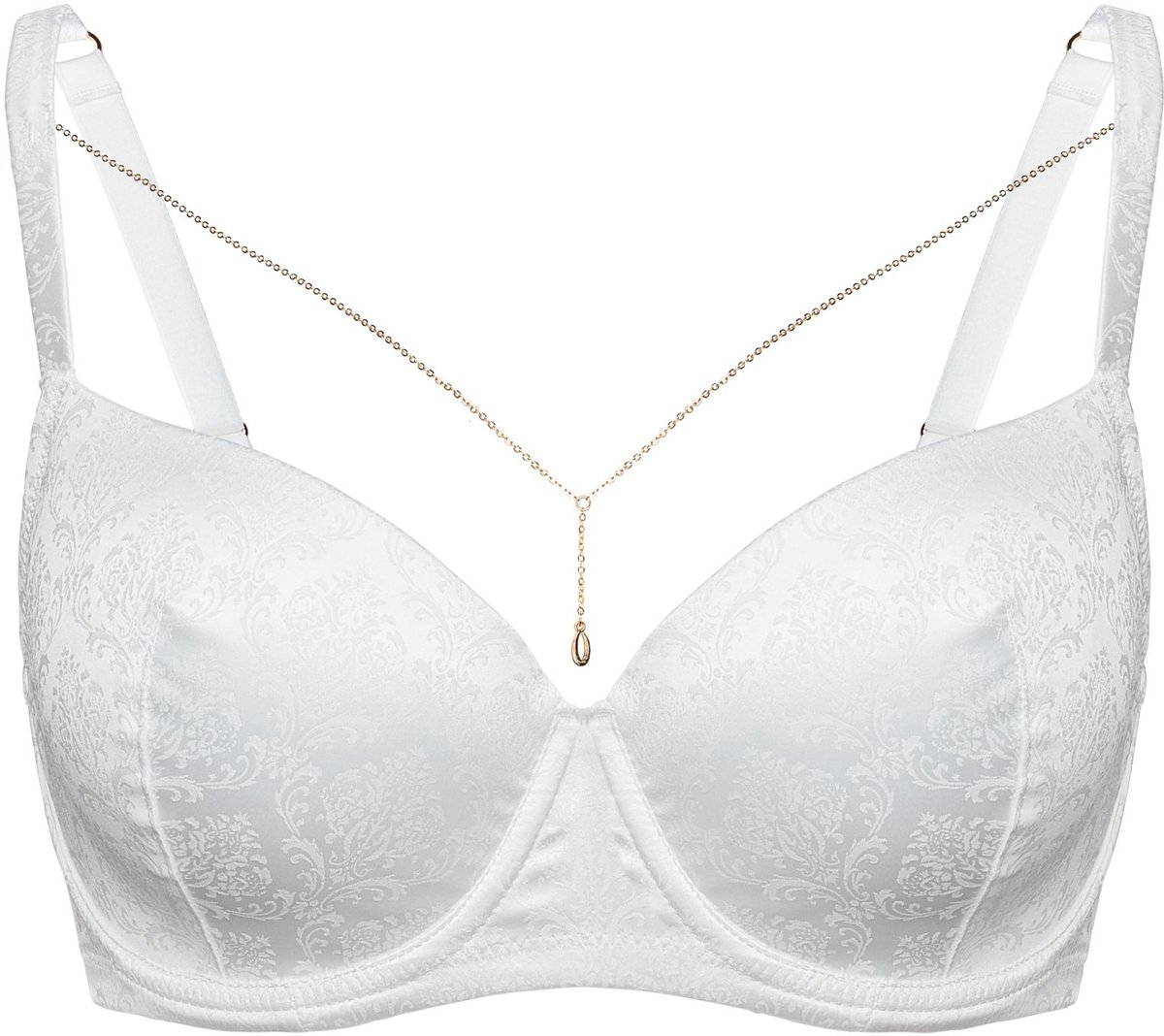 ESOTIQ Charm Serie - Voorgevormde Beha - Crèmekleurig - Met Beugel - Uitneembare Pads