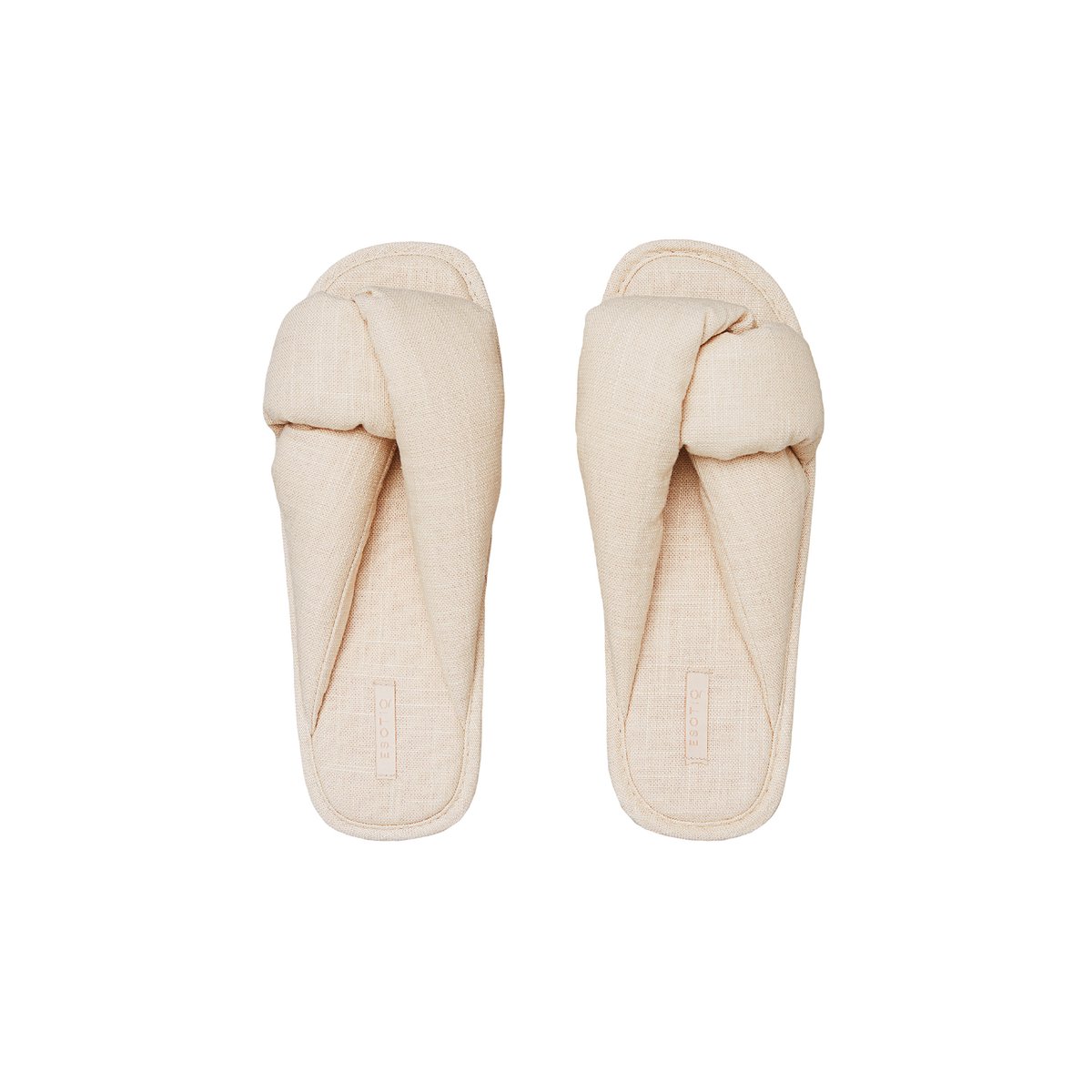 Esotiq Joya - Damespantoffels - Beige - Open Model
