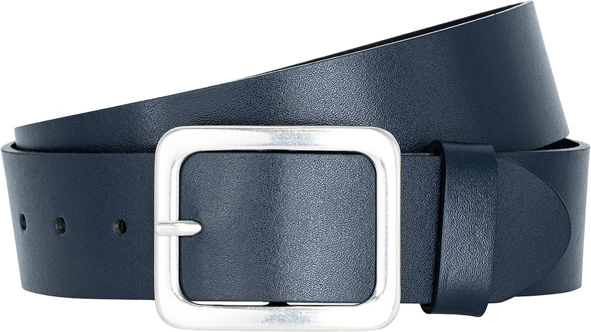 LINDENMANN dames leren riem - marine
