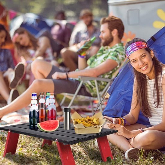 Opvouwbare campingtafel - Draagbare aluminium mini-tafel voor outdoor, picknick, strand en kamp — afbeelding 3