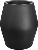 Elho June Split High 46 - UV-bestendig en Kleurvaste Bloempot - Binnen & Buiten - Ø 46.0 x H 53.6 cm - Zwart
